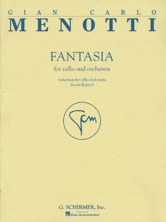 Gian Carlo Menotti, Fantasia Cello und Klavier Buch