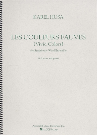 Karel Husa, Les Couleurs Fauves (Vivid Colors) Concert Band Partitur + Stimmen