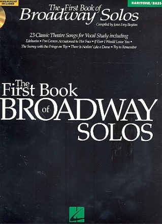 The first Book of Broadway Solos (+CD) for baritone / bass and piano