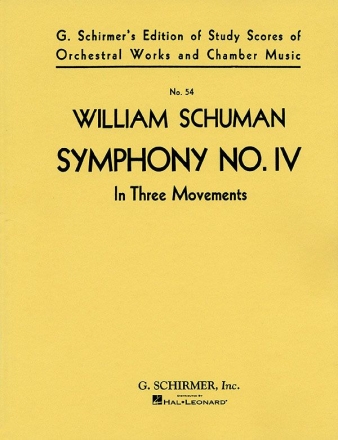 William Schuman, Symphony No. IV Orchestra Partitur