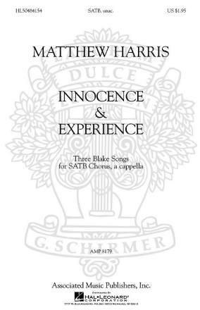 Matthew Harris, Matthew Harris - Innocence & Experience SATB a Cappella Chorpartitur