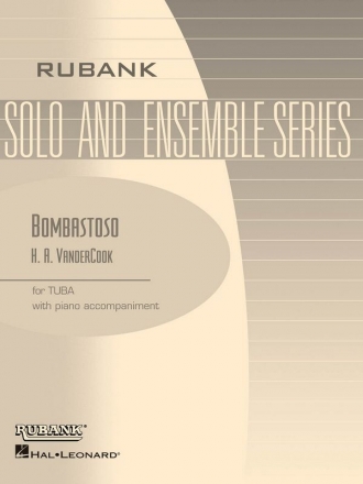 H.A. VanderCook, Bombastoso - Bass (Tuba) Solos with Piano Bass Tuba Buch