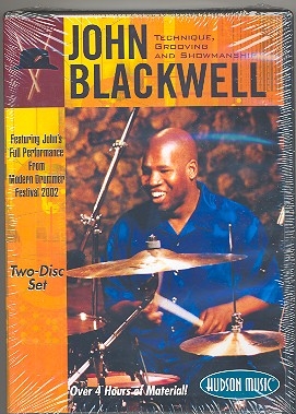 John Blackwell DVD technique, grooving and showmanship (2 disc set)