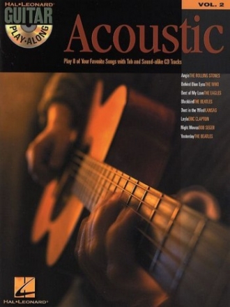 Acoustic (+Audio Access) songbook voice/guitar/tab guitar playalong vol.2