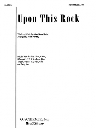 John Ness Beck, Upon This Rock Orchestra Stimmen-Set