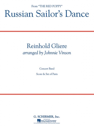 Reinhold Glire, Russian Sailor's Dance Concert Band Partitur + Stimmen