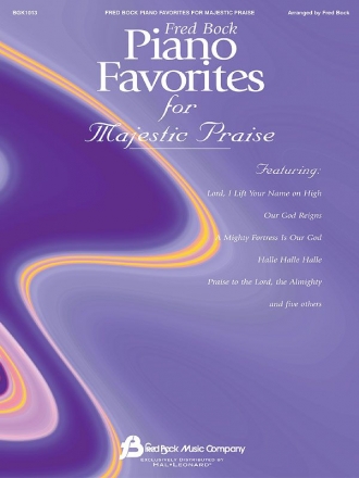 Fred Bock Piano Favorites Of Majestic Praise Klavier Buch