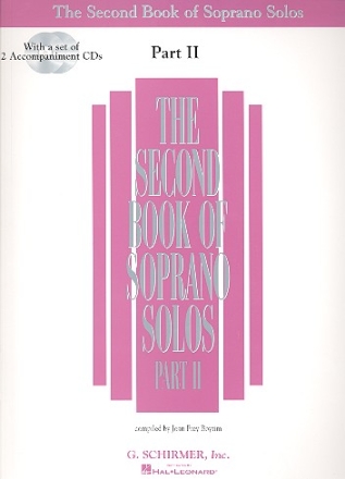 The second Book of Soprano Solos vol. 2 (+2 CDs) for voice and piano