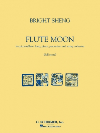 Bright Sheng, Flute Moon Flute and Orchestra Partitur