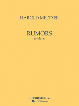 Harold Meltzer, Harold Meltzer - Rumors Flute Buch