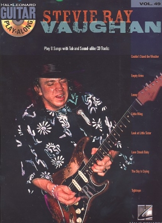 Stevie Ray Vaughan (+CD): Guitar Playalong vol.49 8 Songs for guitar/tab