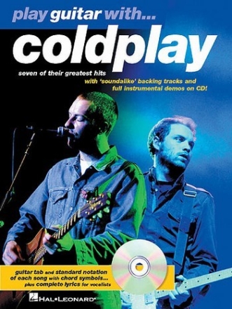 Play guitar with Coldplay (+CD): 7 of their greatest hits for guitar with tablature and standard notation