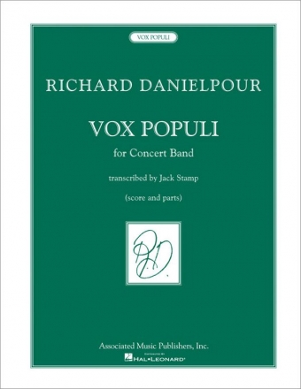 Richard Danielpour, Vox Populi (Voice of the People) Concert Band Partitur