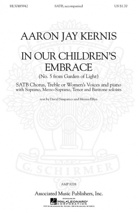 Aaron Jay Kernis, In Our Children's Embrace (Garden Of Light No.5) SATB Chorpartitur