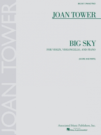 Joan Tower, Big Sky Piano Trio Partitur + Stimmen