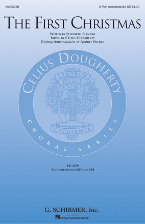 Celius Dougherty, The First Christmas 2-Part Choir and Piano Chorpartitur