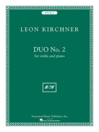 Leon Kirchner, Duo No. 2 Violine und Klavier Partitur + Stimmen