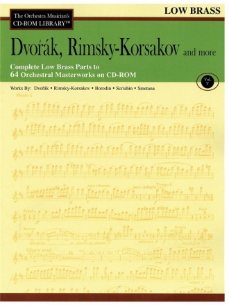 Dvorak, Rimsky-Korsakov and More - Volume 5 Low Brass CD-ROM