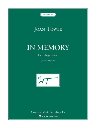 Joan Tower, In Memory Streichquartett Partitur + Stimmen