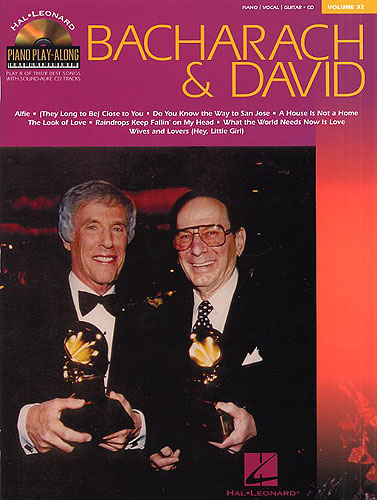 Bacharach and David (+CD) songbook piano/vocal/guitar Piano playalong vol.32