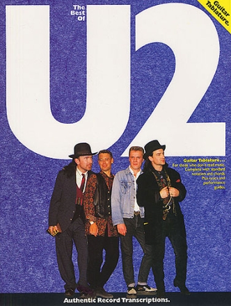 The Best of U 2  for guitar with tablature Songbook