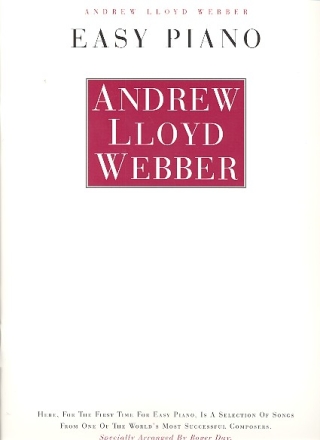 Andrew Lloyd Webber for easy piano  