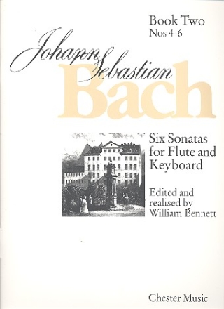 6 SONATES VOL.2 (NOS.4-6) FOR FLUTE AND KEYBOARD BENNETT, WILLIAM, ED