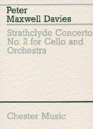 Peter Maxwell Davies: Strathclyde Concerto No. 2 (Miniature Score) Cello, Orchestra Miniature Score