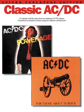 Classic AC/DC: Songbook for vocal/guitar/tabulature  Powerage/for those about rock