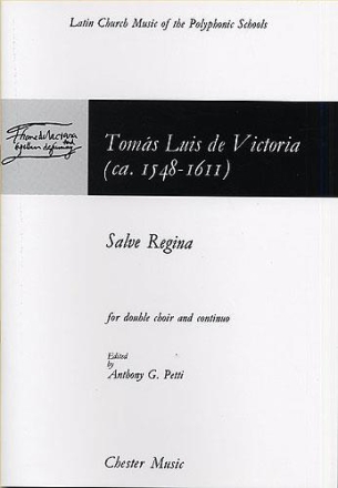 Victoria: Salve Regina SATB, SAB Vocal Score