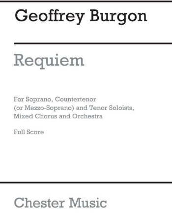 Geoffrey Burgon: Requiem (Full Score) Orchestra Score