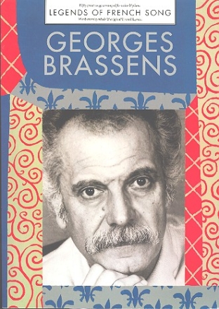 Georges Brassens: Songbook piano/voice/guitar 50 great songs