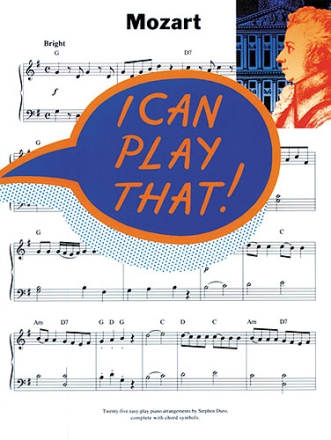 I can play that: Mozart Songbook fr Klavier