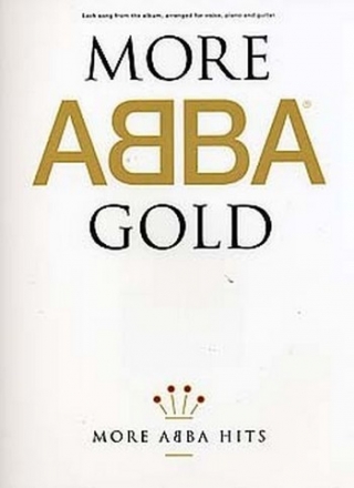 More Abba Gold: More Abba Hits Songbook Piano/Vocal/Guitar