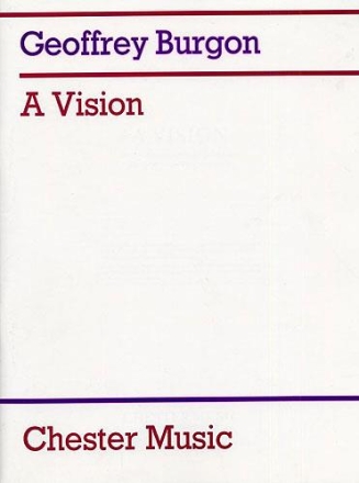 Burgon:  A Vision (7 Songs) Orchestra Score