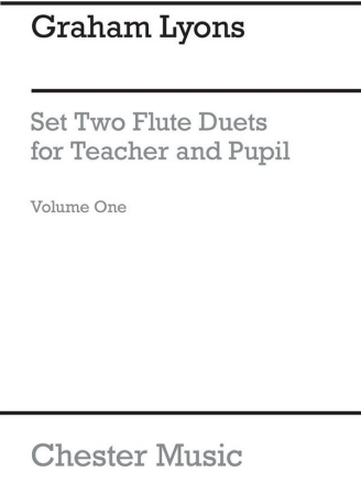 Graham Lyons: Set Two Flute Duets For Teacher And Pupil Volume 1 Flute (Duet) Instrumental Album