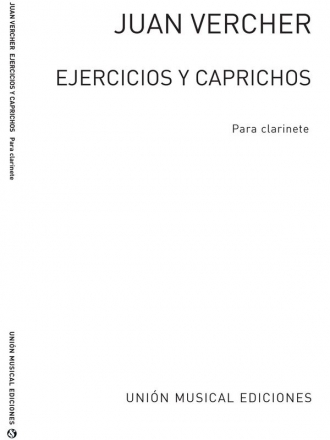 Juan Vercher, Ejercicios Y Caprichos Clarinet Buch