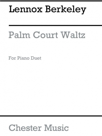 Lennox Berkeley: Palm Court Waltz Op.81 No.2a Piano Duet Instrumental Work