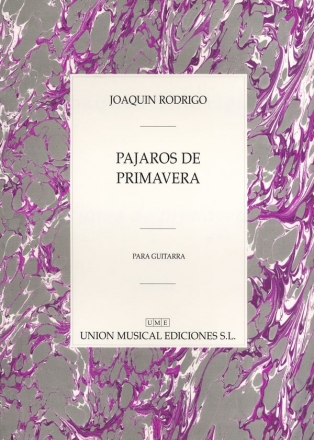 Joaquin Rodrigo, Pajaros De Primavera Para Guitarra Gitarre Buch