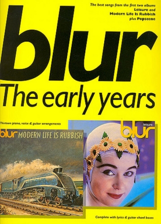 BLUR: THE EARLY YEARS SONGBOOK FOR PIANO/VOICE/GUITAR