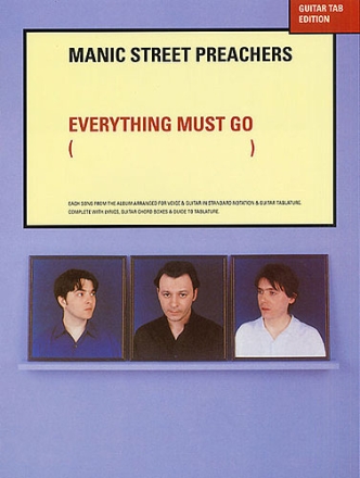 Manic Street Preachers: Everything must go Songbook for piano/voice/guitar