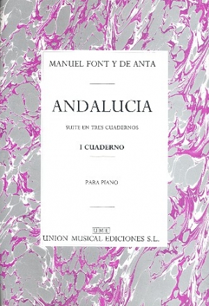 Andalucia Suite cuaderno 1 para piano