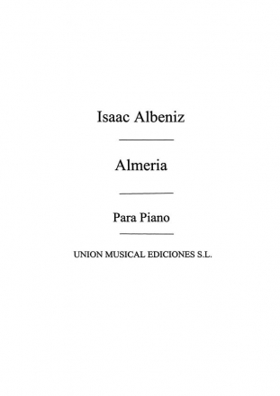 Isaac Albniz, Almeria From Iberia (Surinach) Orchestra Klavierauszug