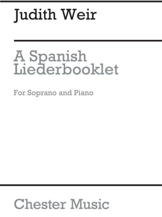 A Spanish Liederbooklet for soprano and piano