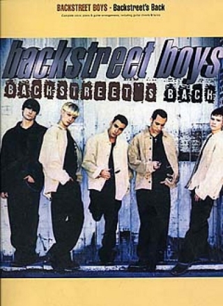 backstreet boys: Backstreet's back songbook piano/vocal/guitar