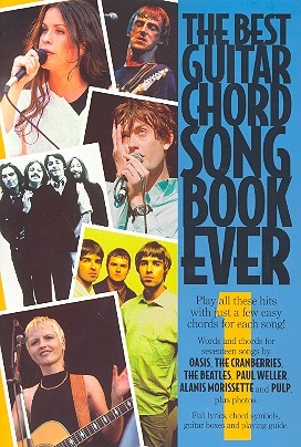 The Best Guitar Chord Songbook ever: lyrics/chord symbols/guitar chord boxes