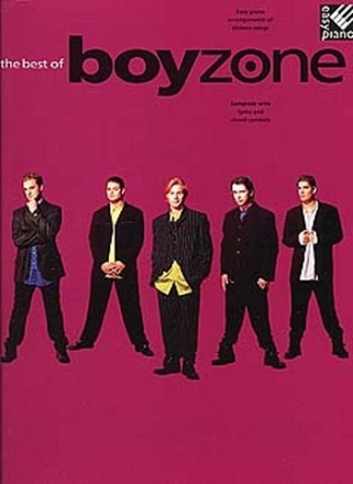 THE BEST OF BOYZONE: SONGBOOK FOR EASY PIANO AND VOICE