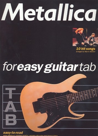 Metallica: for easy guitar tab Songbook for easy guitar/voice/tab