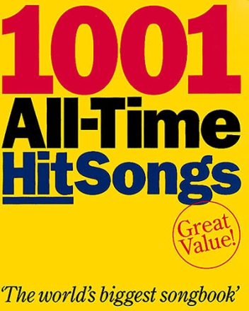 Busker's Fake Book: 1001 All-time Hit Songs  book with lyrics/ C-Instruments