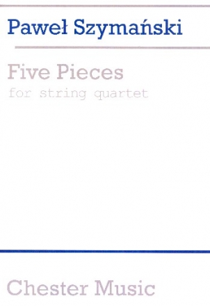 5 Pieces for string quartet score